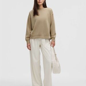 Lululemon Softstreme Crewneck Oversized Pullover - Sheer Oak